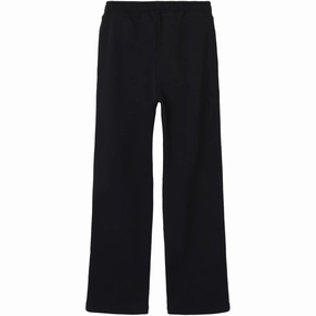 Finest Name It Black Nkfmille Straight Sweat Pants Unb Noos Trend