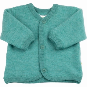 Fit Joha Wool Green Cardigan Moisture-wicking