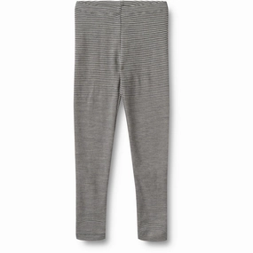 Fit Wheat Navy Stripe Wool Leggings Agi Effortless