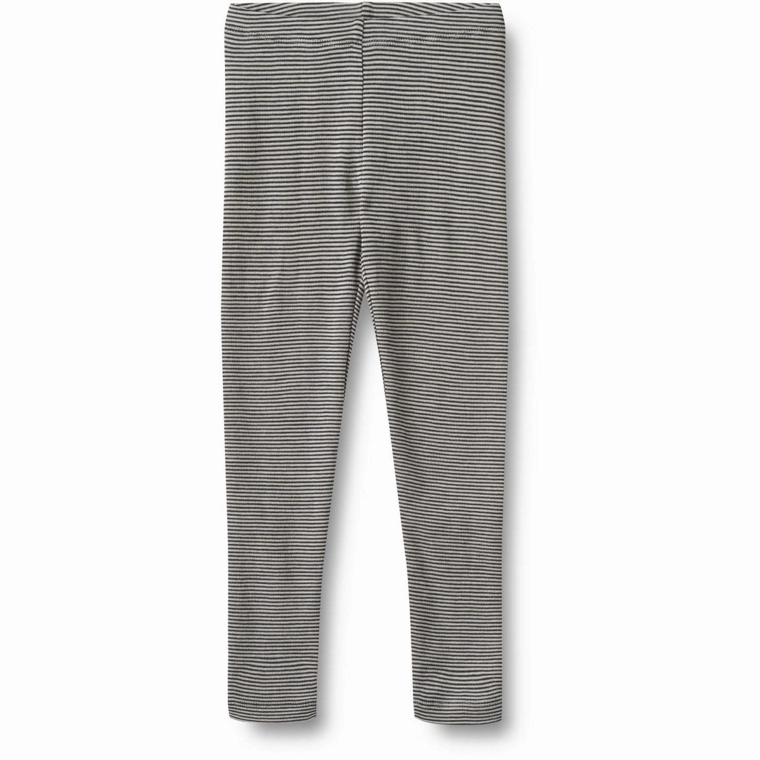 Fit Wheat Navy Stripe Wool Leggings Agi