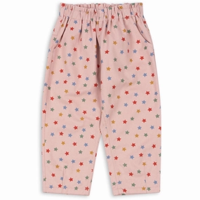Fitted Konges Sljd Estrella Rosa Fen Frill Pants Gots Patch