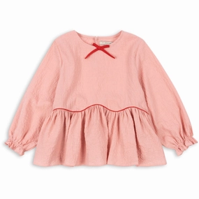 Fitted Konges Sljd Mellow Rose Ava Blouse Gots Fabric