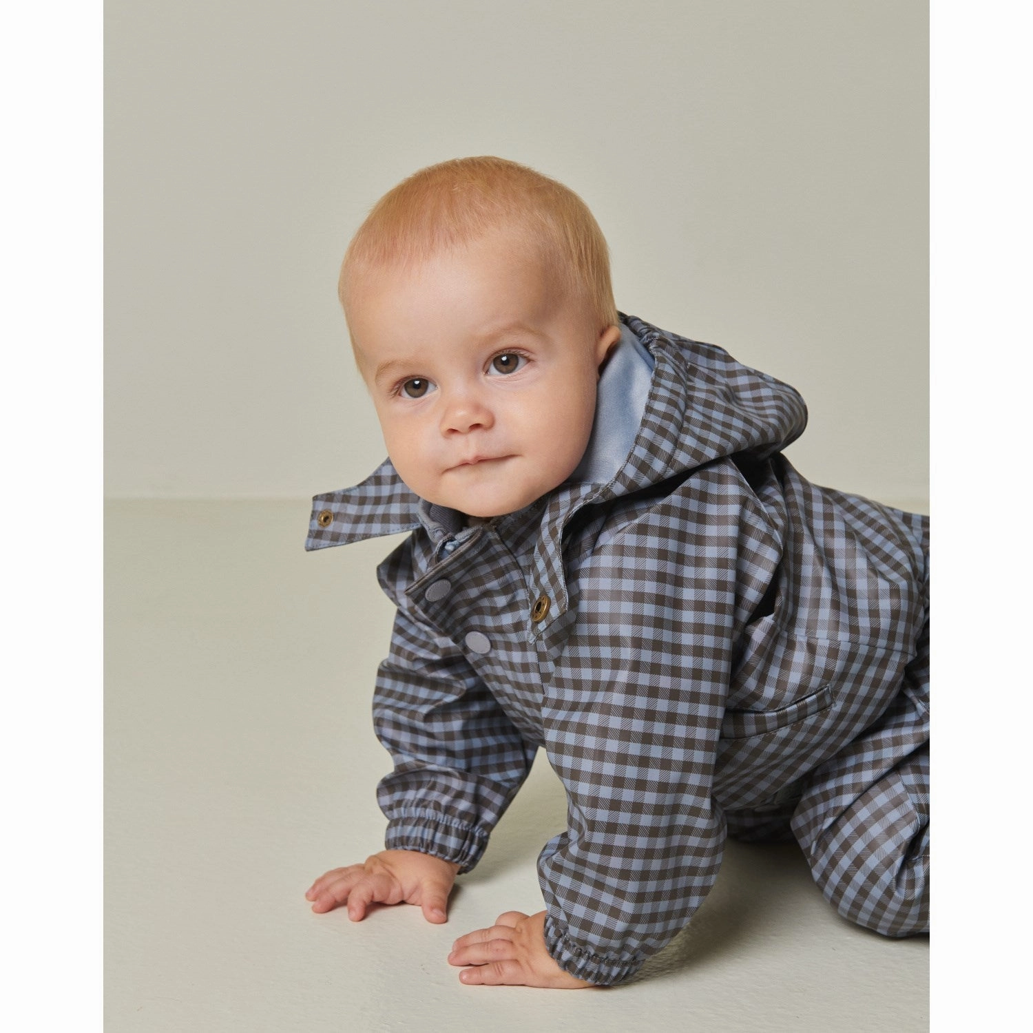 Fitted MarMar Rainwear Espresso Check Oddy Set