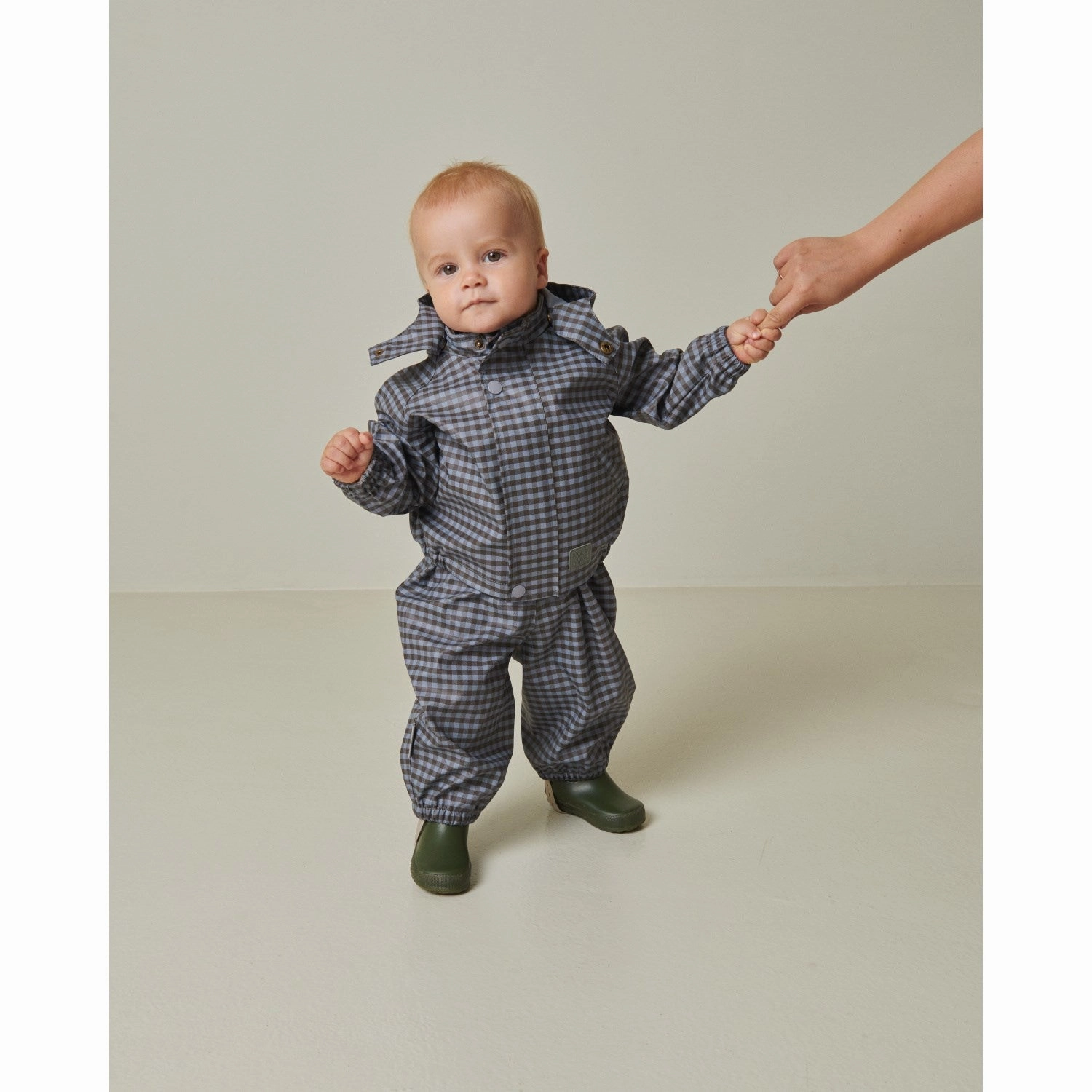 Fitted MarMar Rainwear Espresso Check Oddy Set