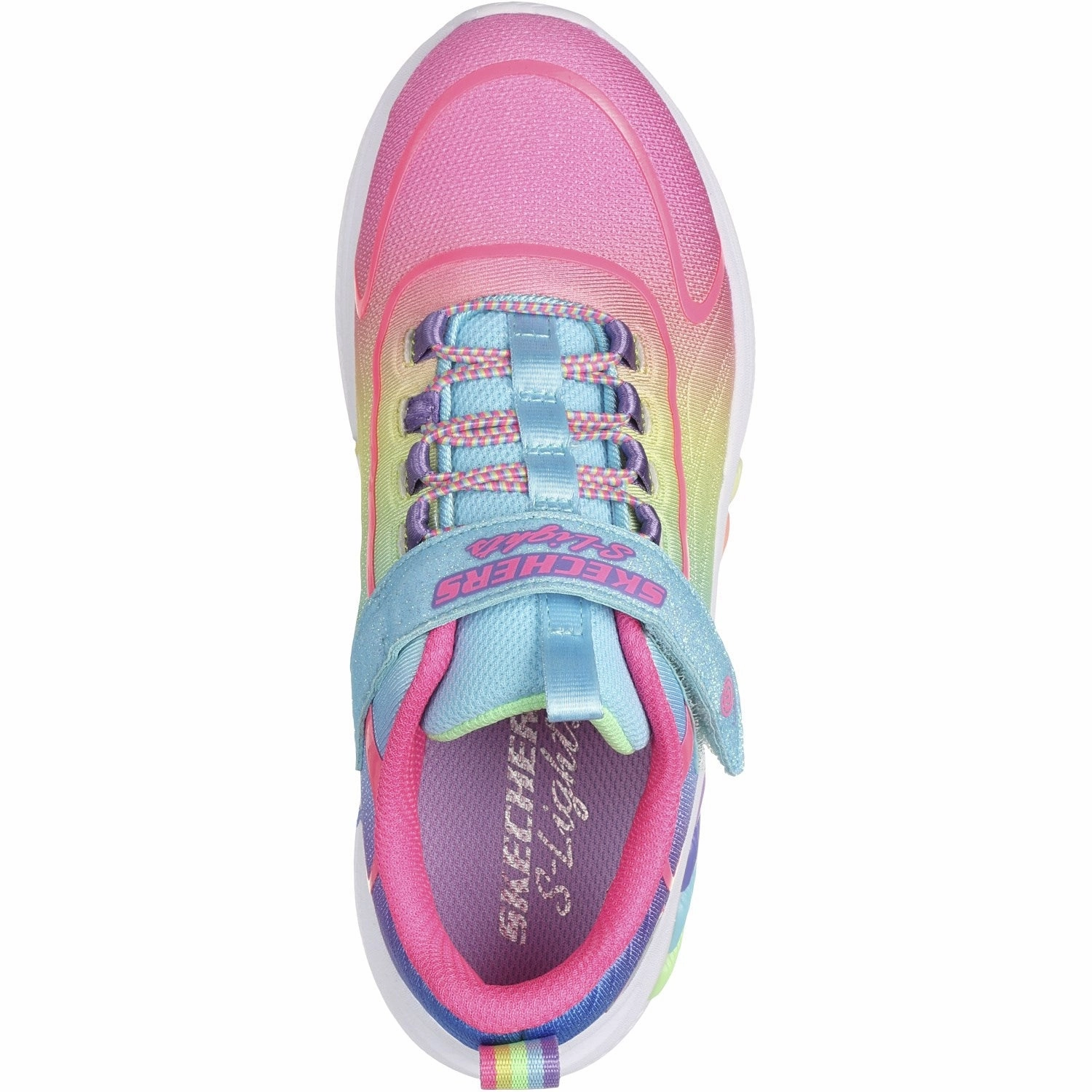 Flats Skechers Turquoise Rainbow Cruisers