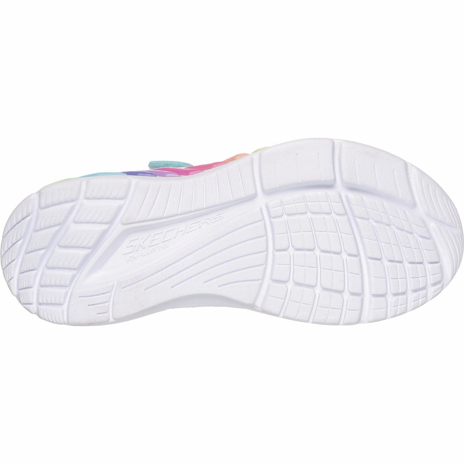 Flats Skechers Turquoise Rainbow Cruisers
