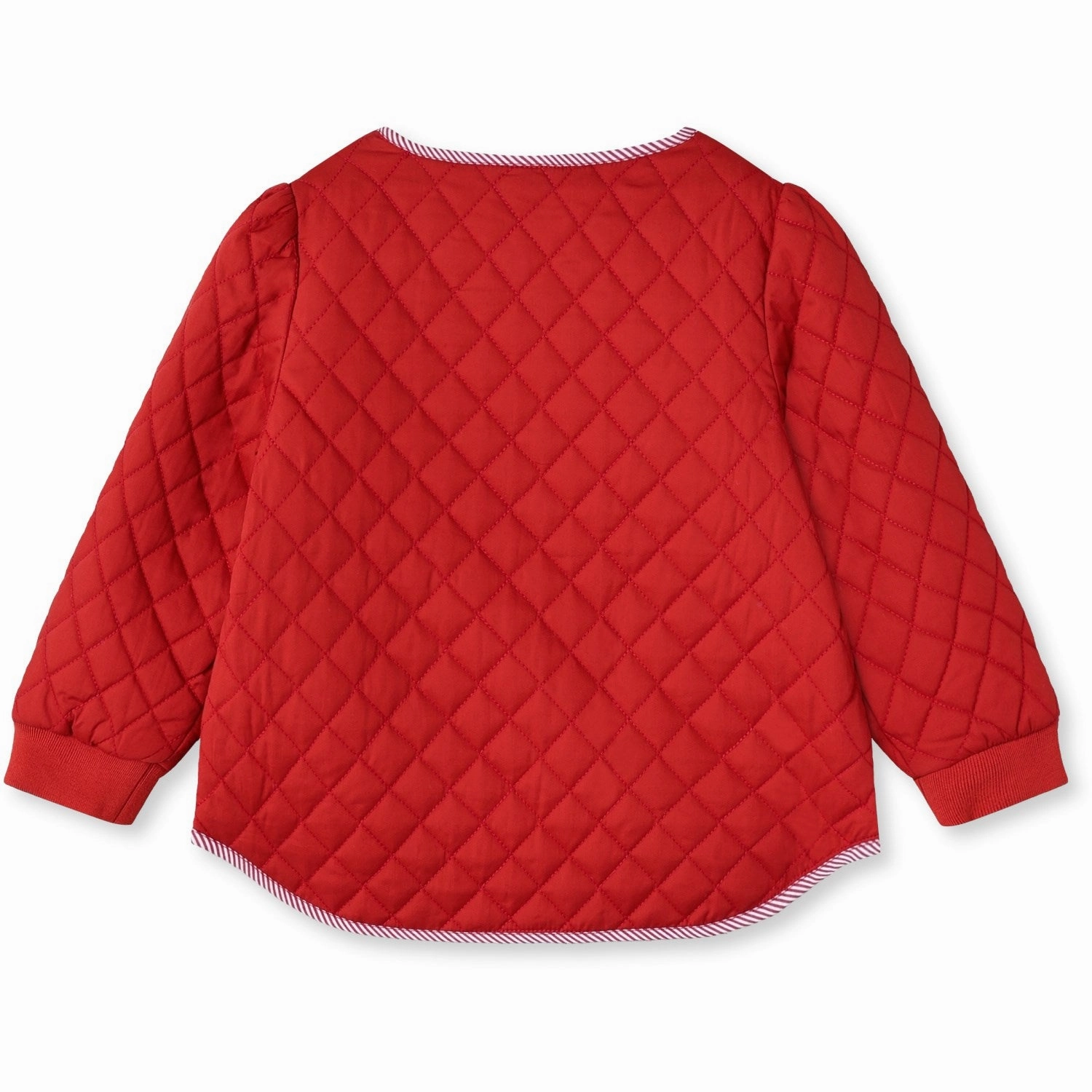 Fliink Pompeian Red Aop Kota Berry Jacket Comfortable