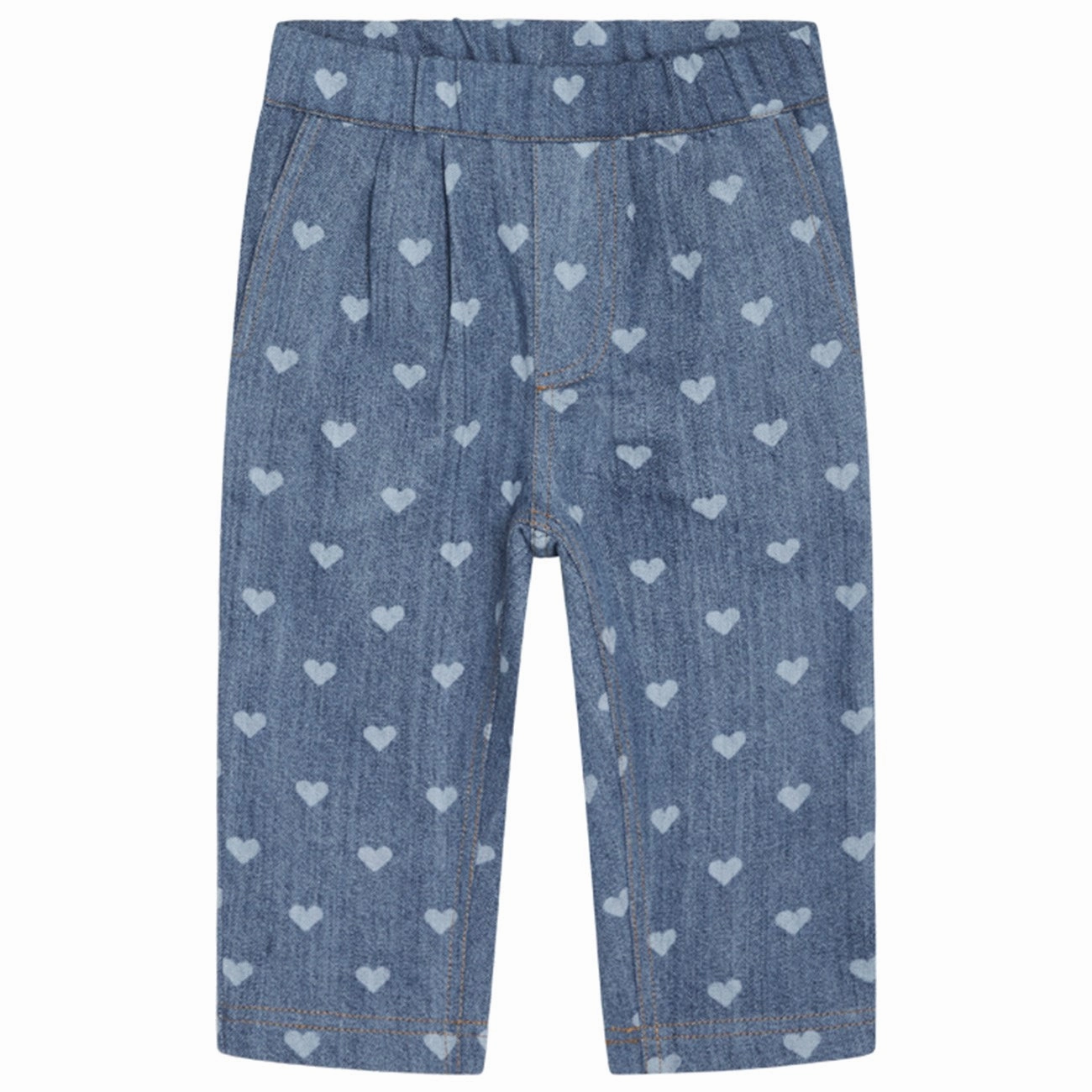 Flss Blue Denim/Hearts Lollo Pants Impeccable Zipper