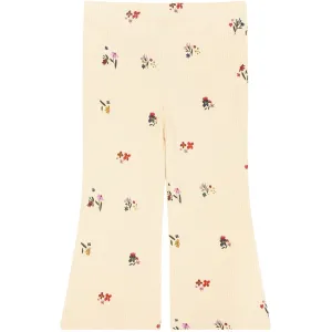 Formal THE NEW Siblings Angora Flower AOP Liva Flared Rib Pants Tailored