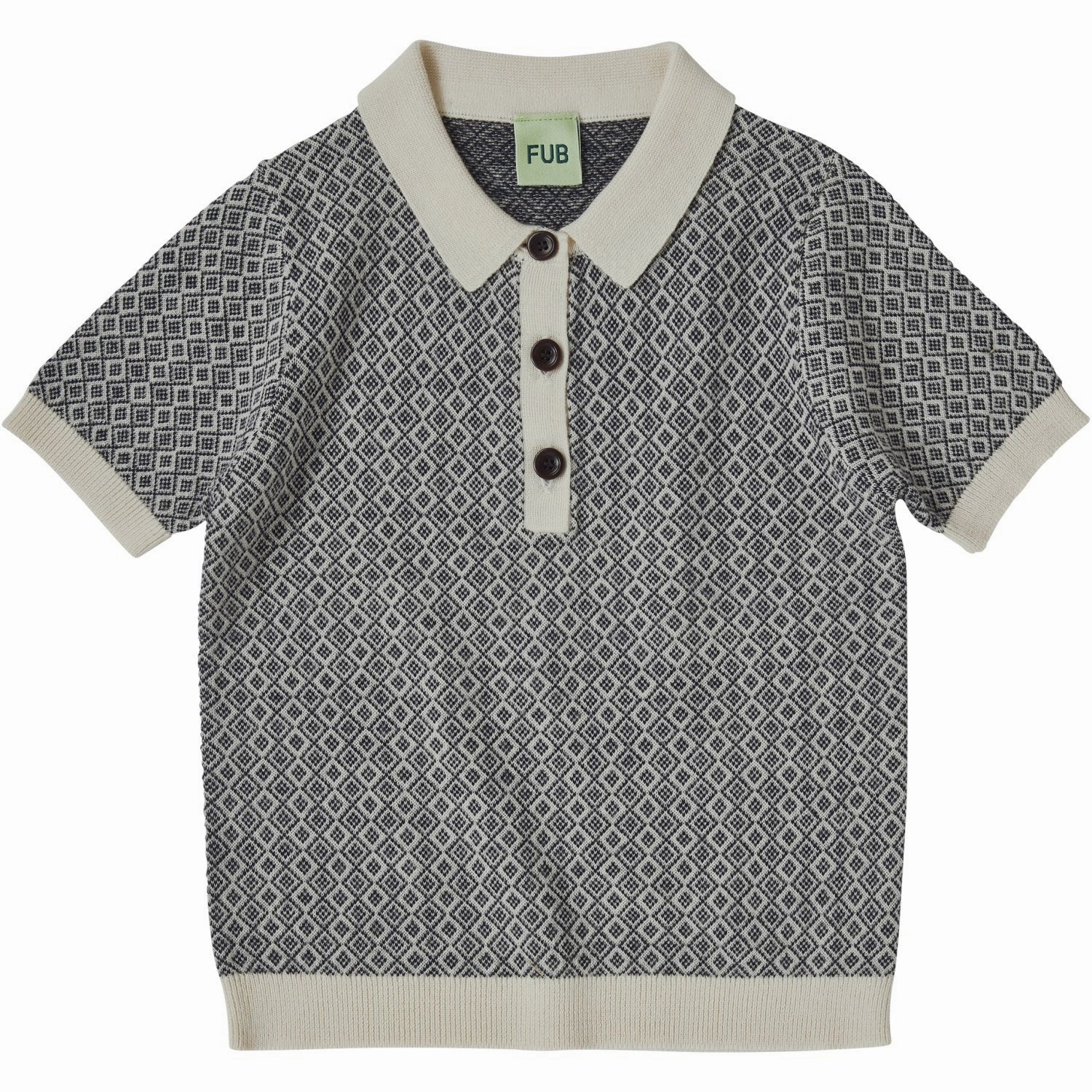 Formal FUB Ecru/Dark Navy Polo Retro