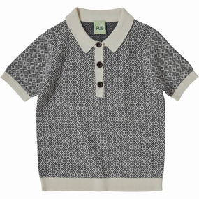 Formal FUB Ecru/Dark Navy Polo Retro