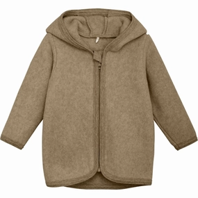 Formal Huttelihut Jacket Ears Cotton Fleece Mol Melange Print