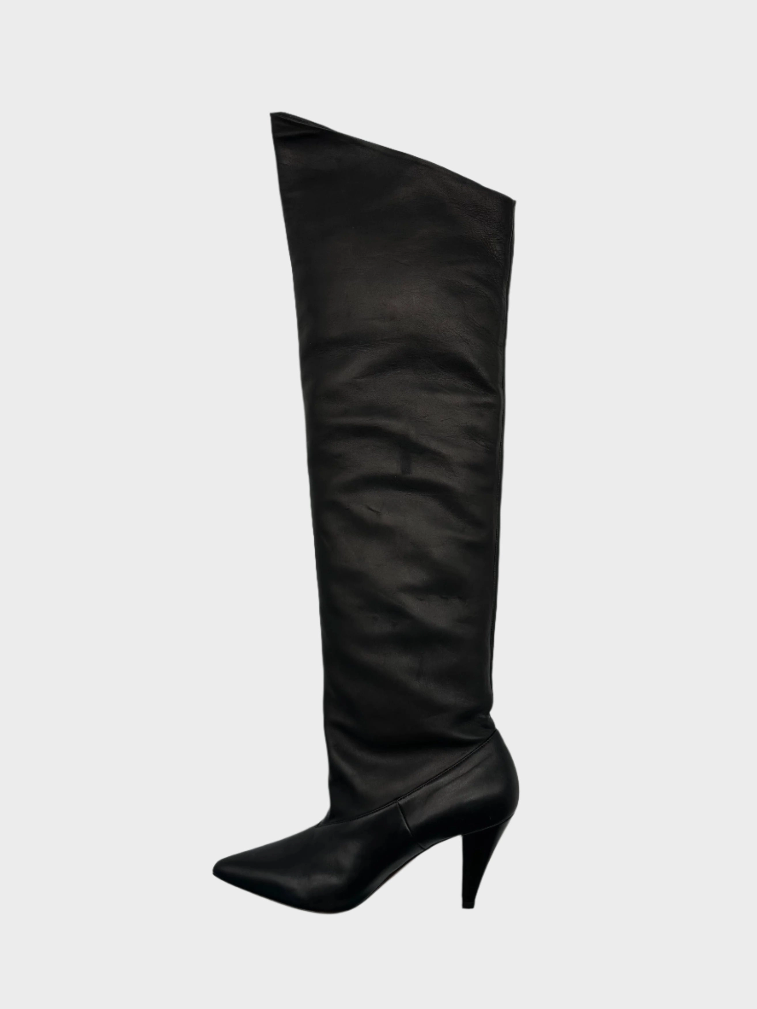 foschini dresses new arrivals ladies skechers new arrivals for men Stivali Cuissardes In Nappa Nera Con Tacco Alto