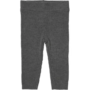 FUB Grey Melange Baby Legging Texture Durable