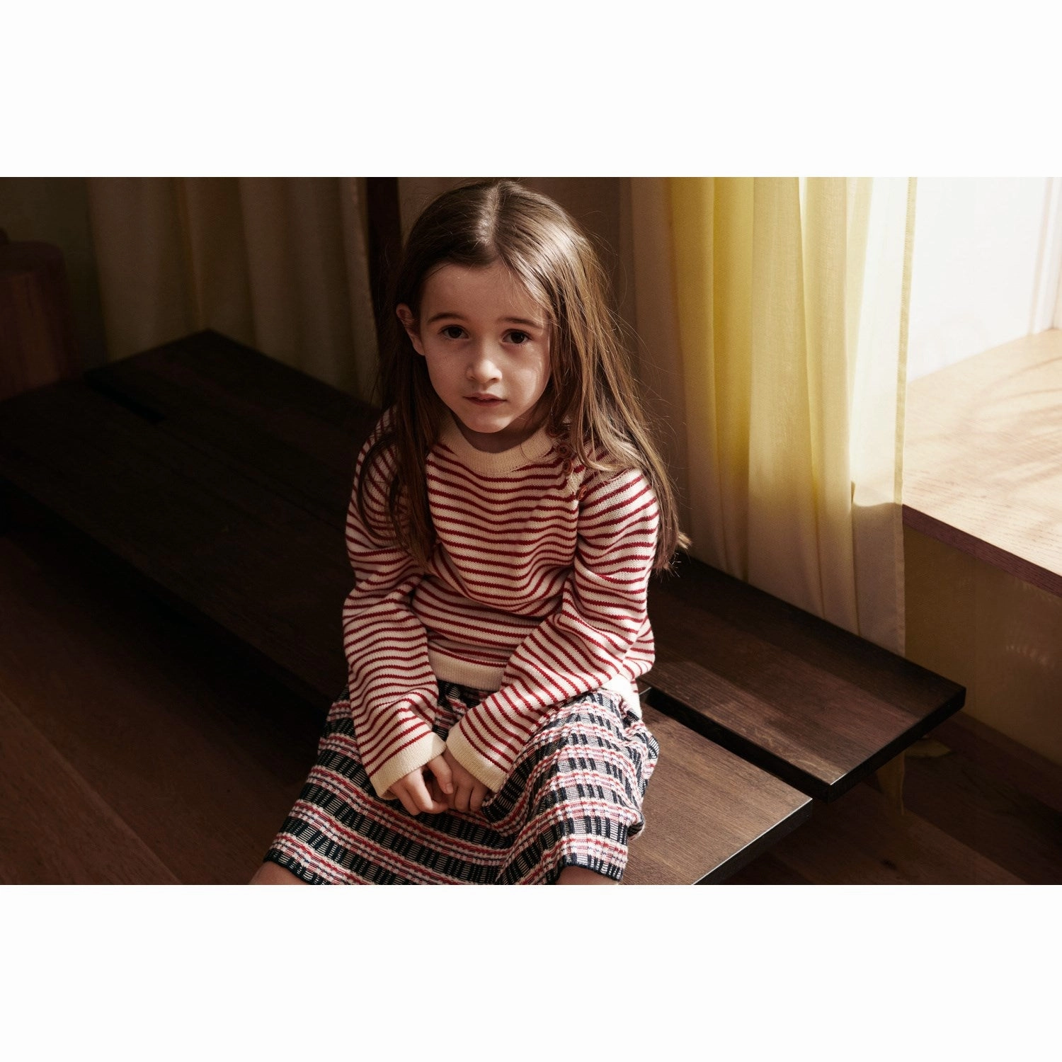 FUB Ecru/Red Sweater Velvet
