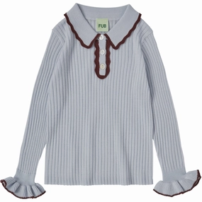 FUB Ice Rib Polo Laid-back Leather