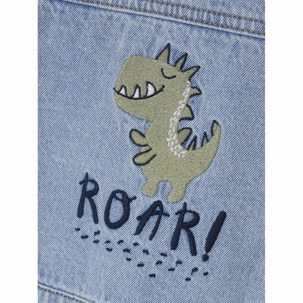 Functional Name it Light Blue Denim Dinosaur Jack Denim Cowboy Jacket