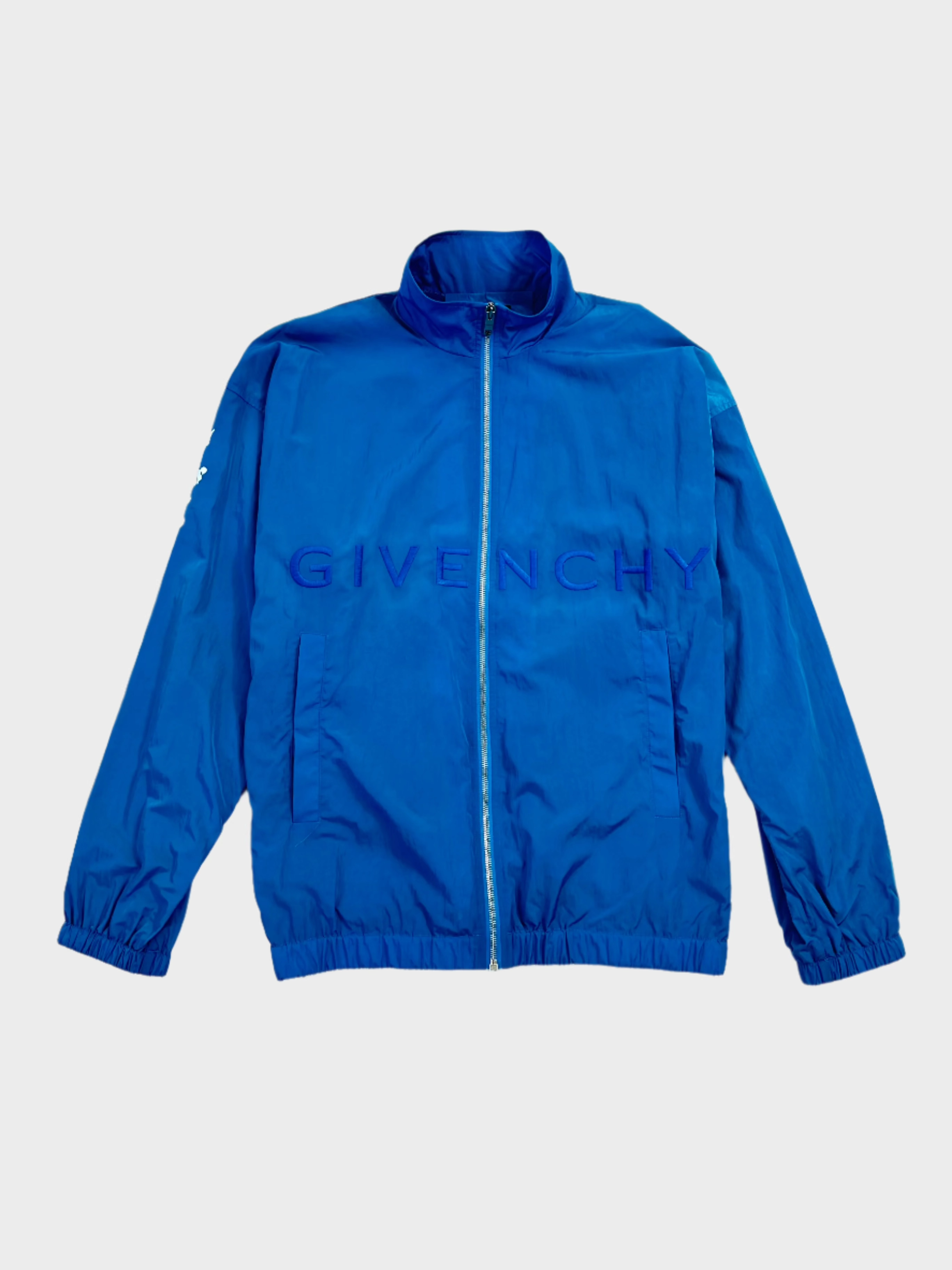 glitzindia new arrivals Giacca A Vento Blu Uomo Con Logo Ricamato www glitzindia in new arrivals online shopping new arrival miladys dress