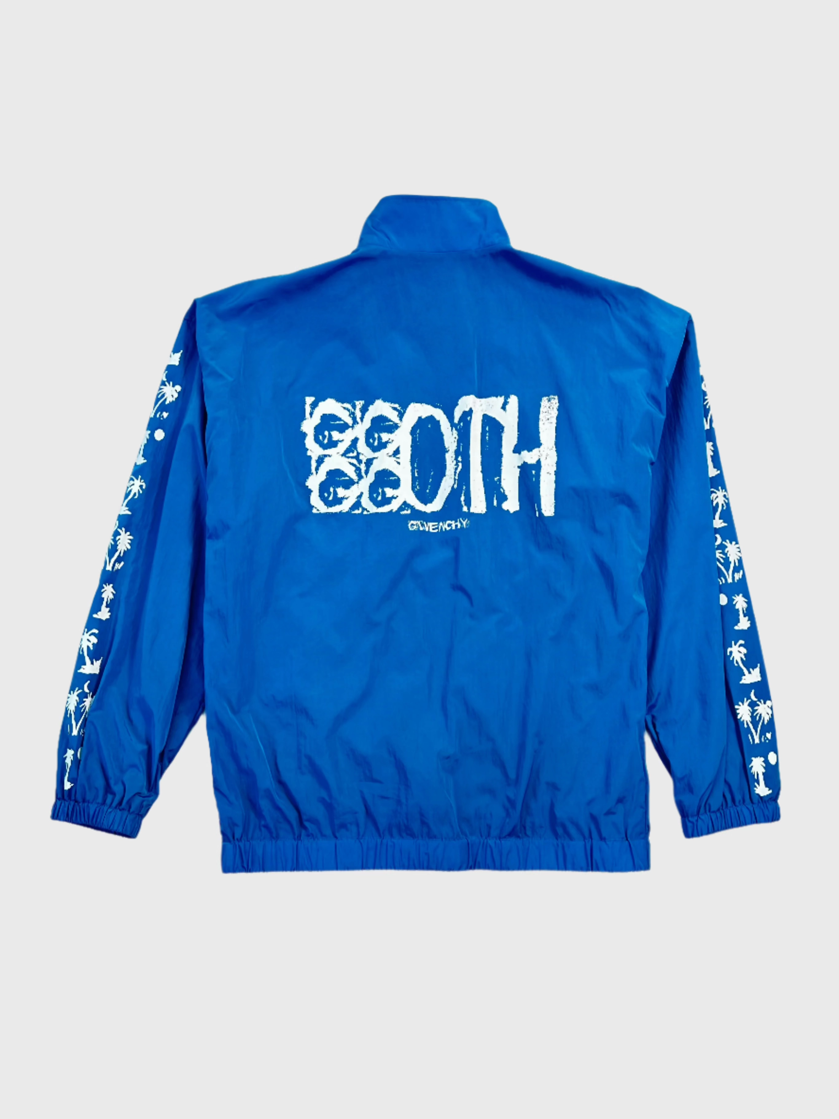 glitzindia new arrivals Giacca A Vento Blu Uomo Con Logo Ricamato www glitzindia in new arrivals online shopping