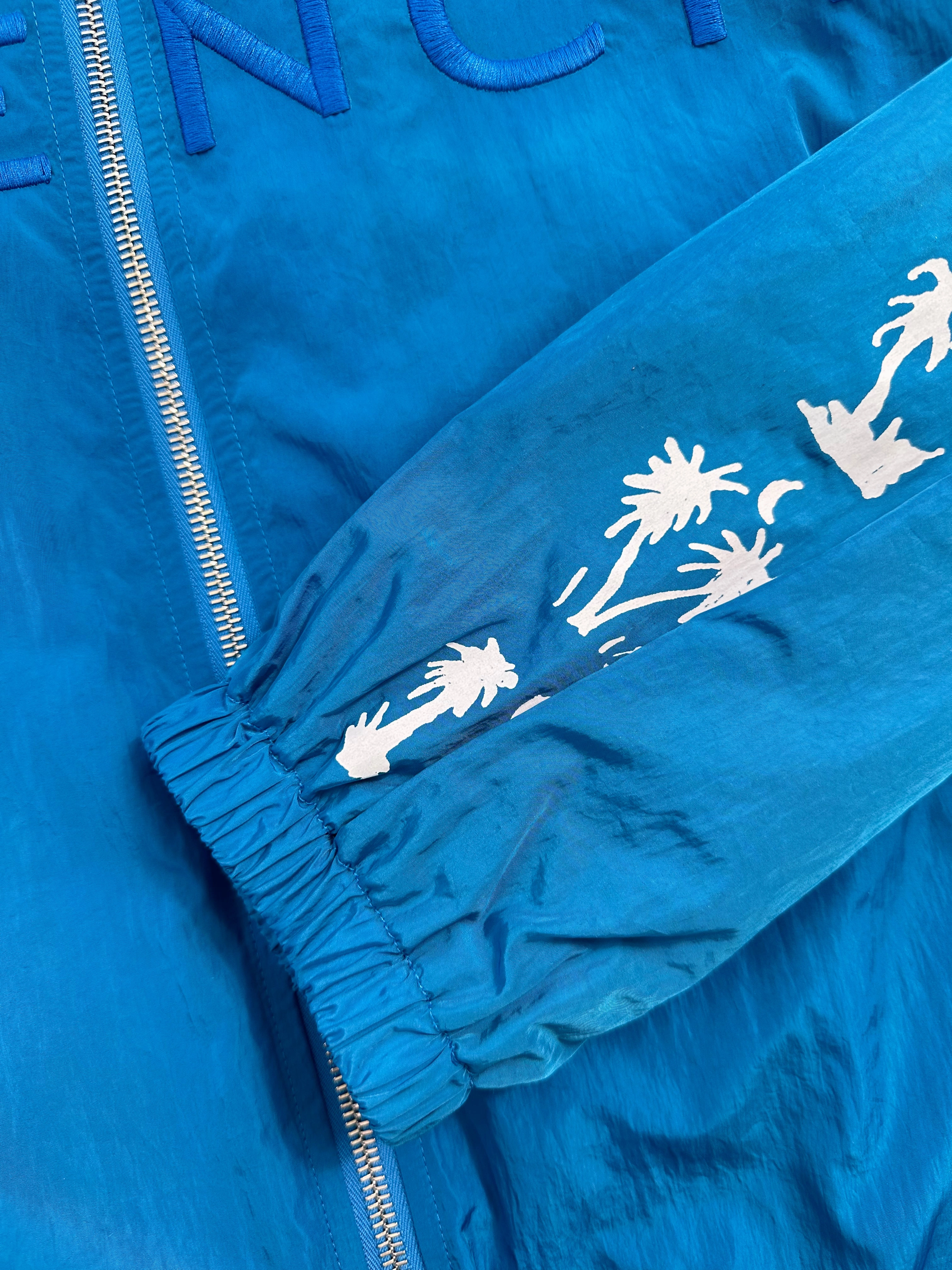 glitzindia new arrivals Giacca A Vento Blu Uomo Con Logo Ricamato www glitzindia in new arrivals online shopping