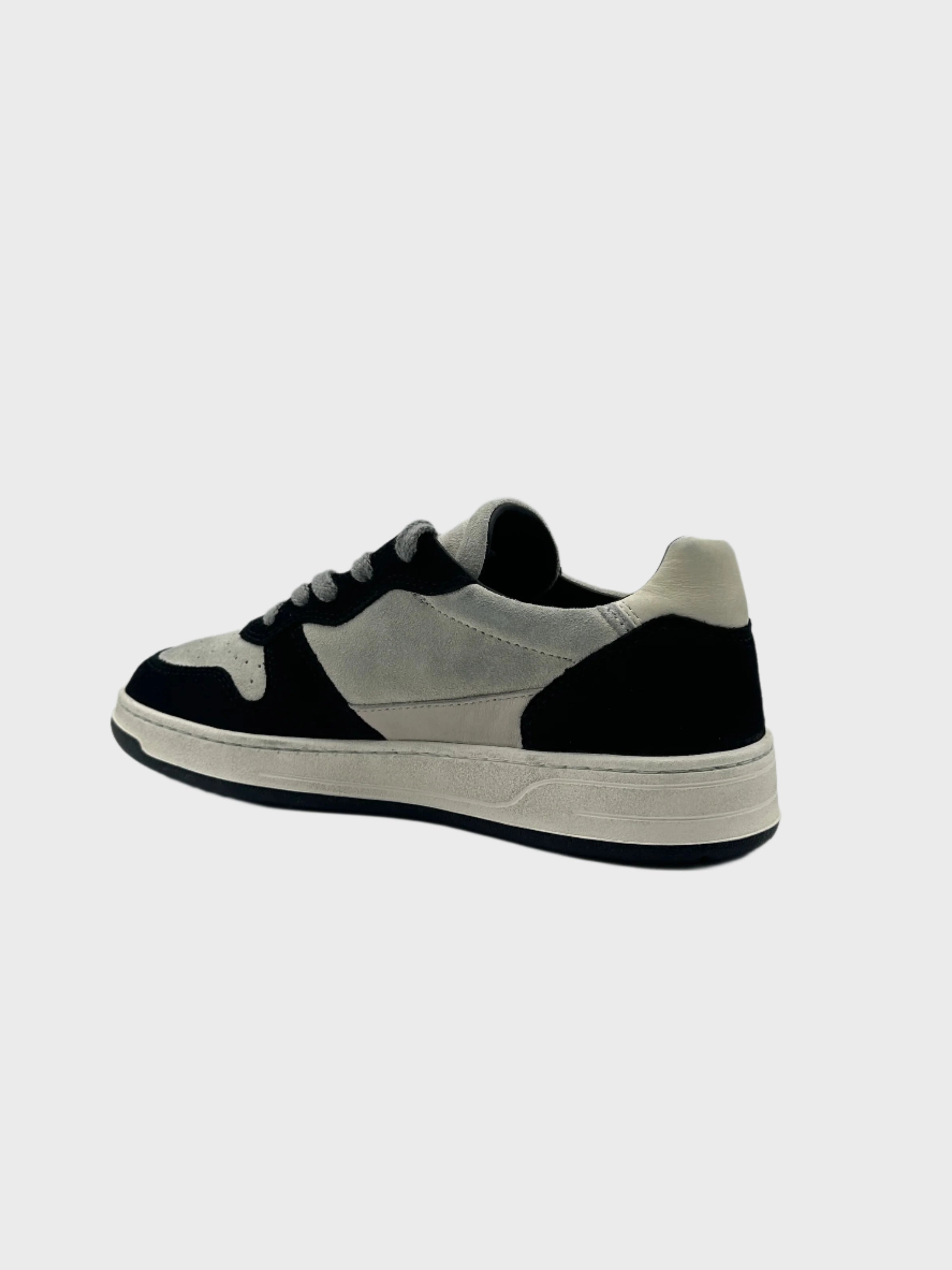 glitzindia new arrivals Sneakers Court 2.0 Powder Beige Black In Pelle Scamosciata new eid collection for women