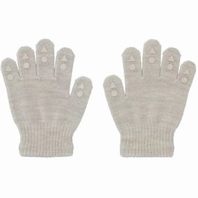 Gobabygo Wool Grip Gloves Sand Timeless Desirable