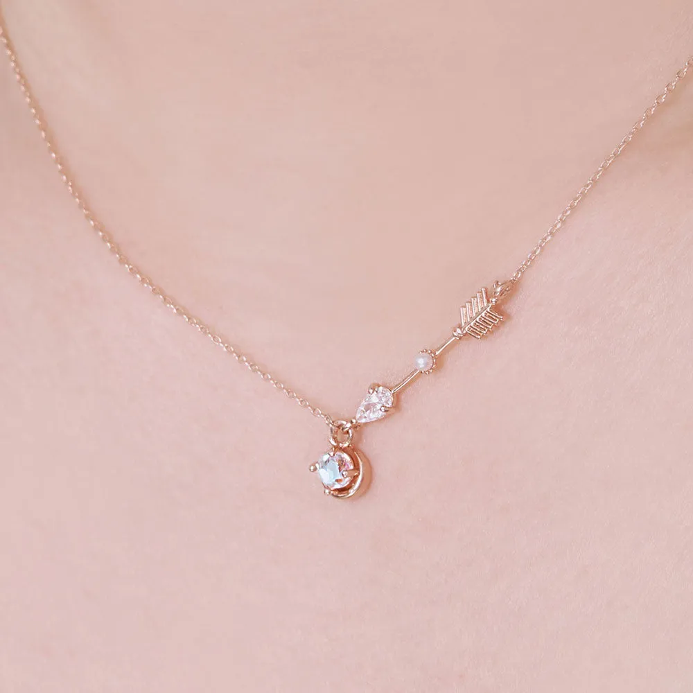 Goddess of Moon_Artemis - Arrow Shine Necklace
