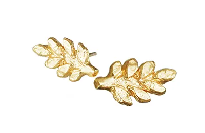Gold Branches Studs