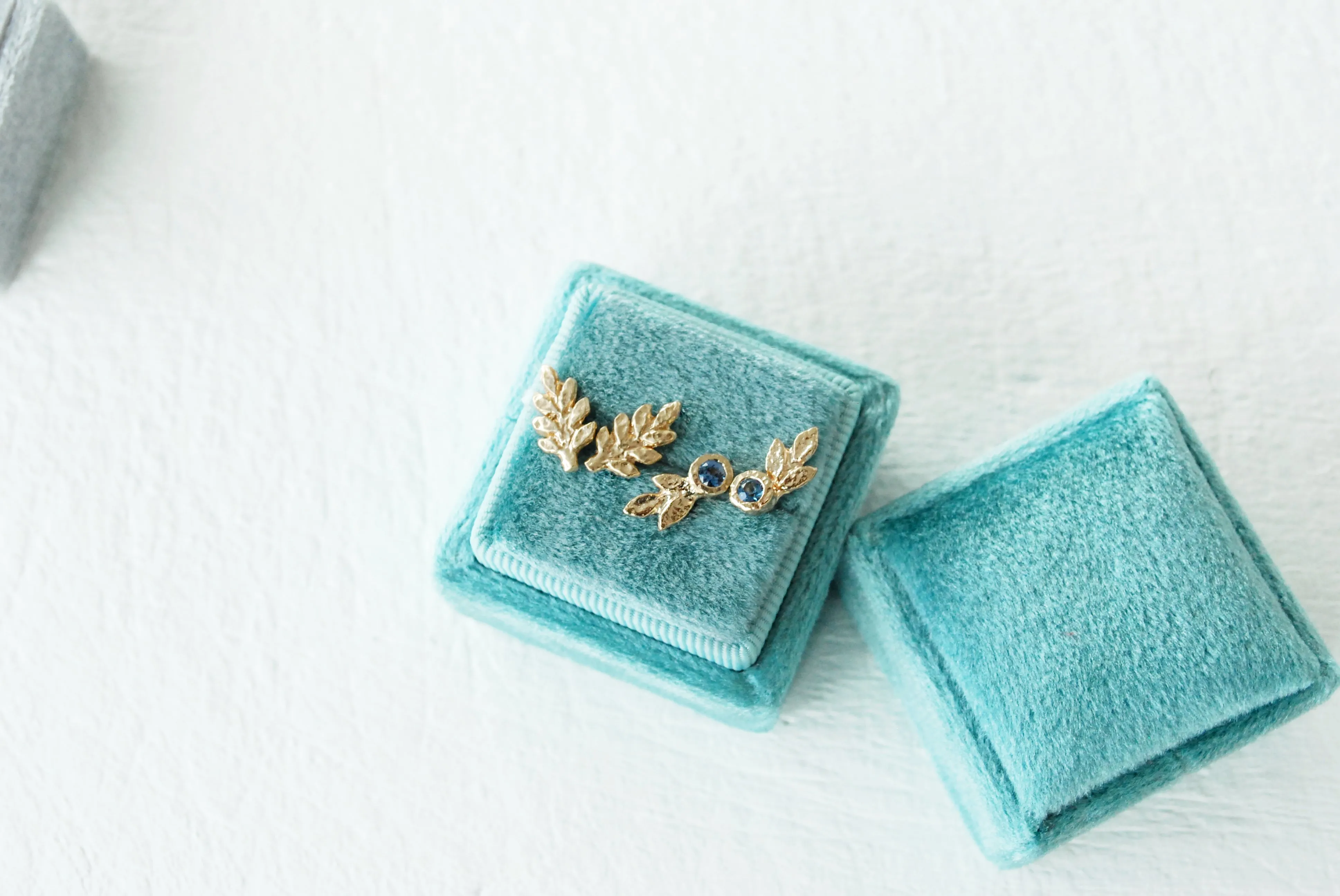 Gold Branches Studs