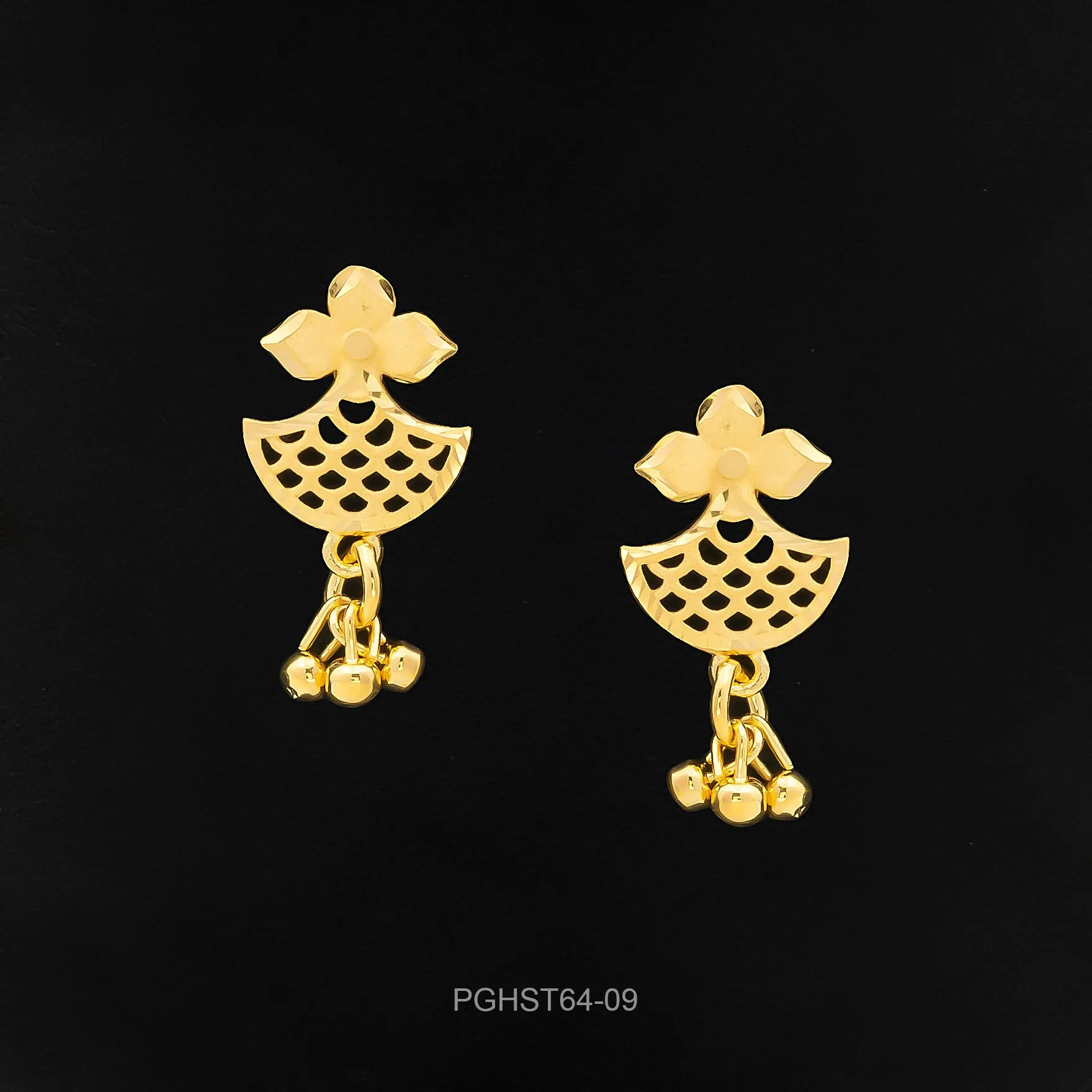 GOLDEN HANGING STUD PGHST64-09