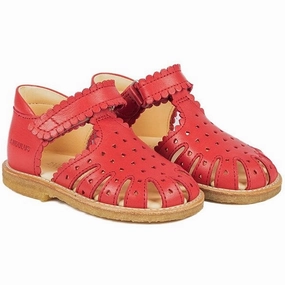 Golf shoes Angulus Starter Sandals Red Platform shoes