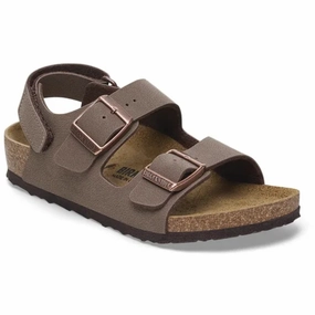 Golf shoes Birkenstock Milano AS Kids BFBC Mocca Outdoor shoes