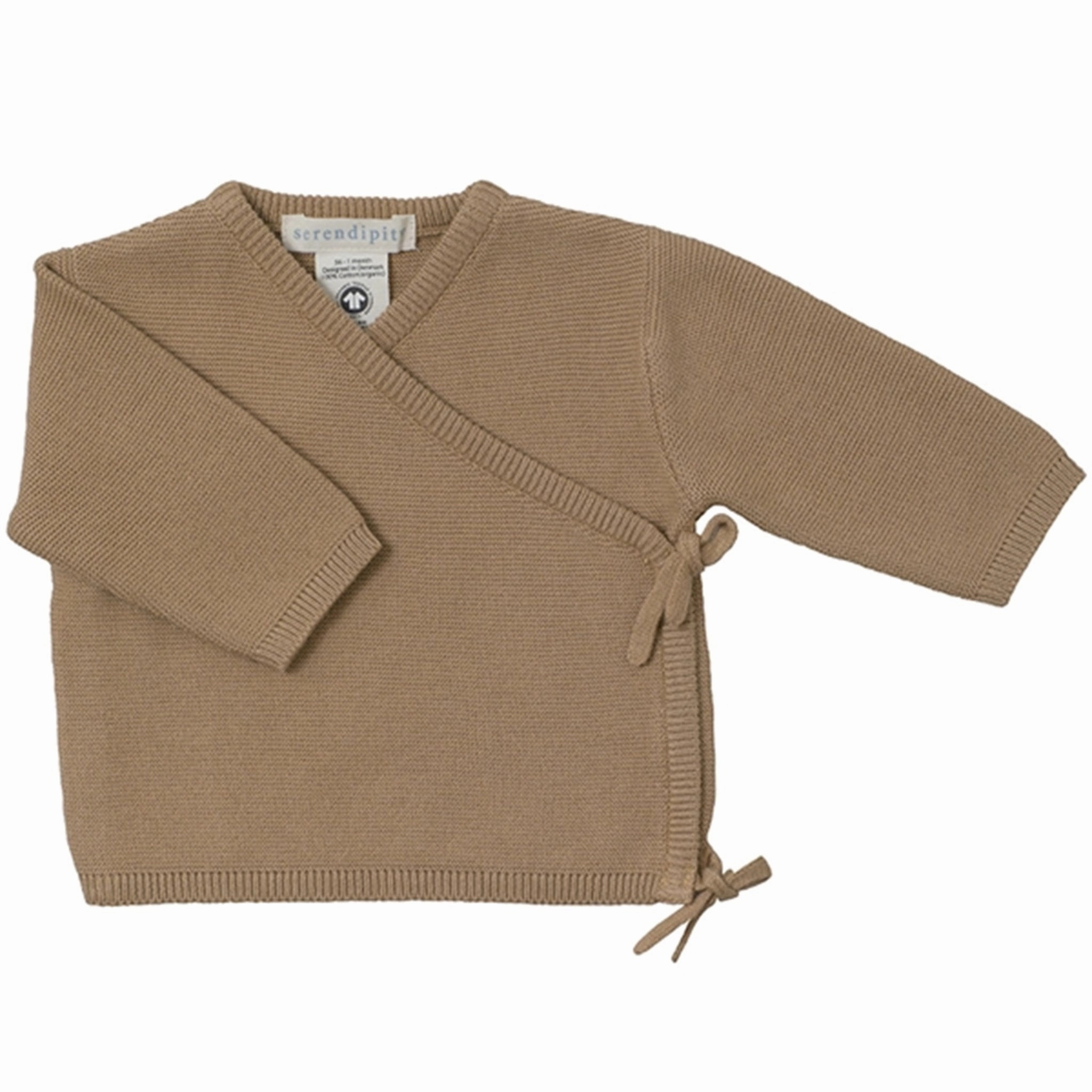 Global Serendipity Newborn Tan Wrap Jacket Signature