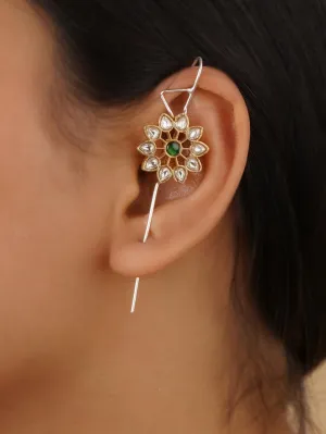 Green Color Earrings - TR-EAR12WGR