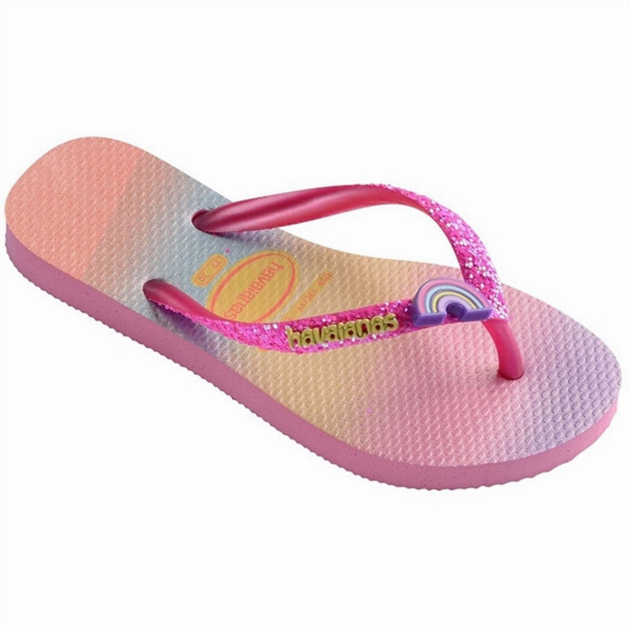 Havaianas Kids Sandals Slim Glitter Trendy PnkLemo/PnkFlux Modern shoes