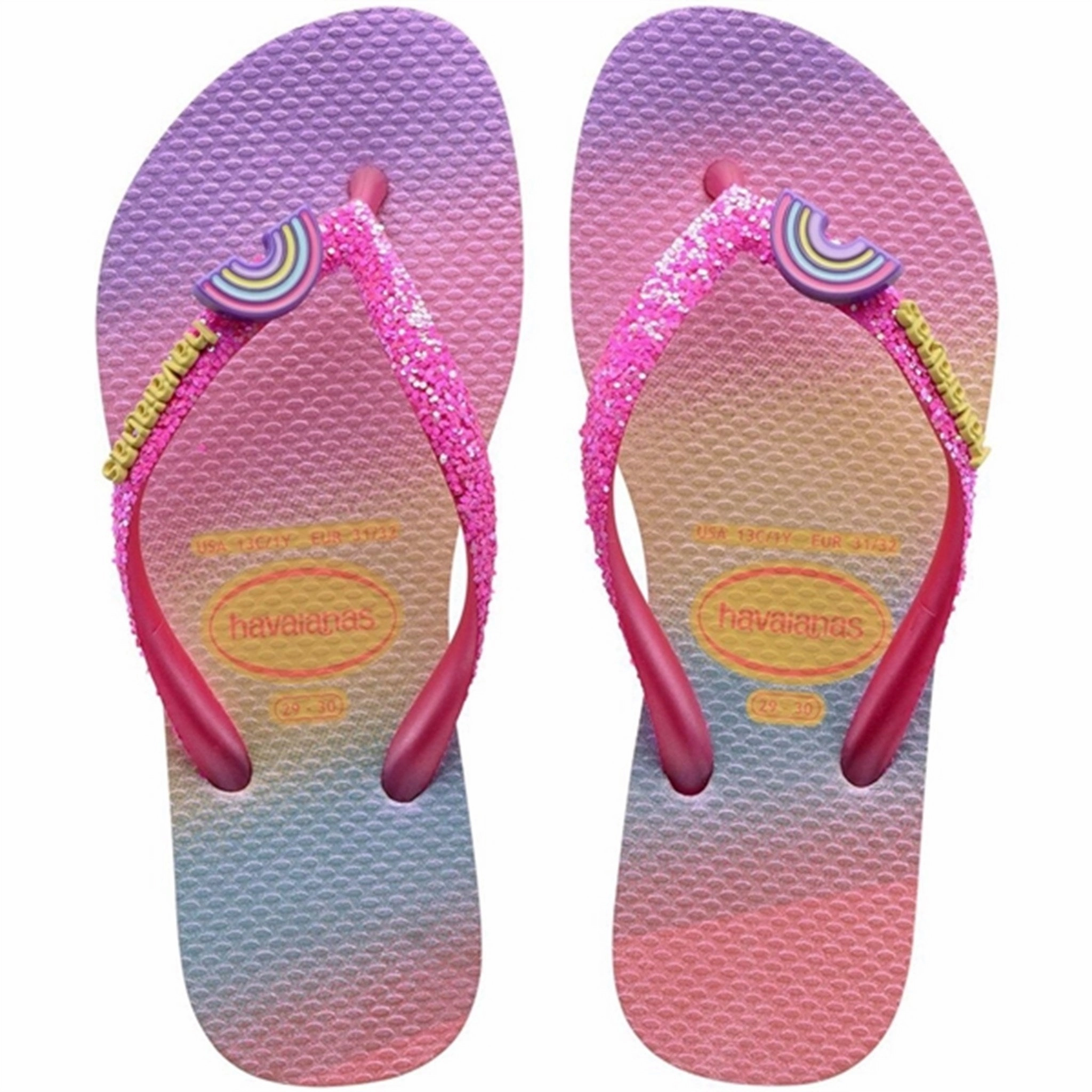 Havaianas Kids Sandals Slim Glitter Trendy PnkLemo/PnkFlux Modern shoes Autumn shoes