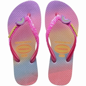 Havaianas Kids Sandals Slim Glitter Trendy PnkLemo/PnkFlux Modern shoes Autumn shoes