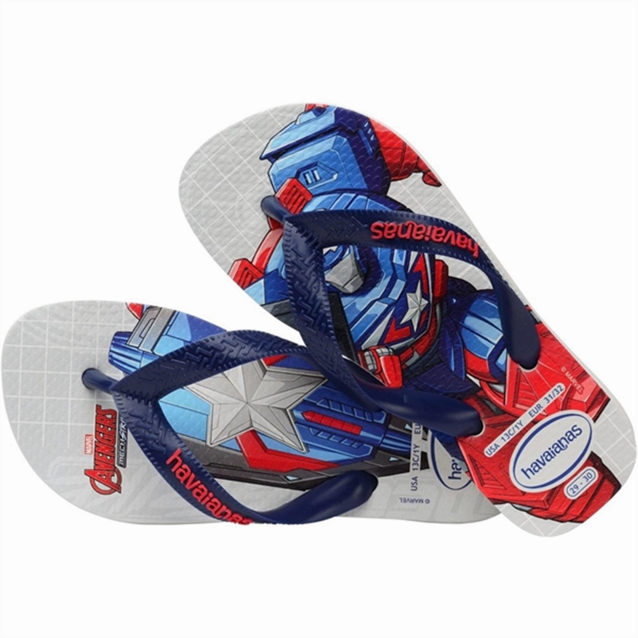 Havaianas Kids Sandals Top Marvel II White Lace-up