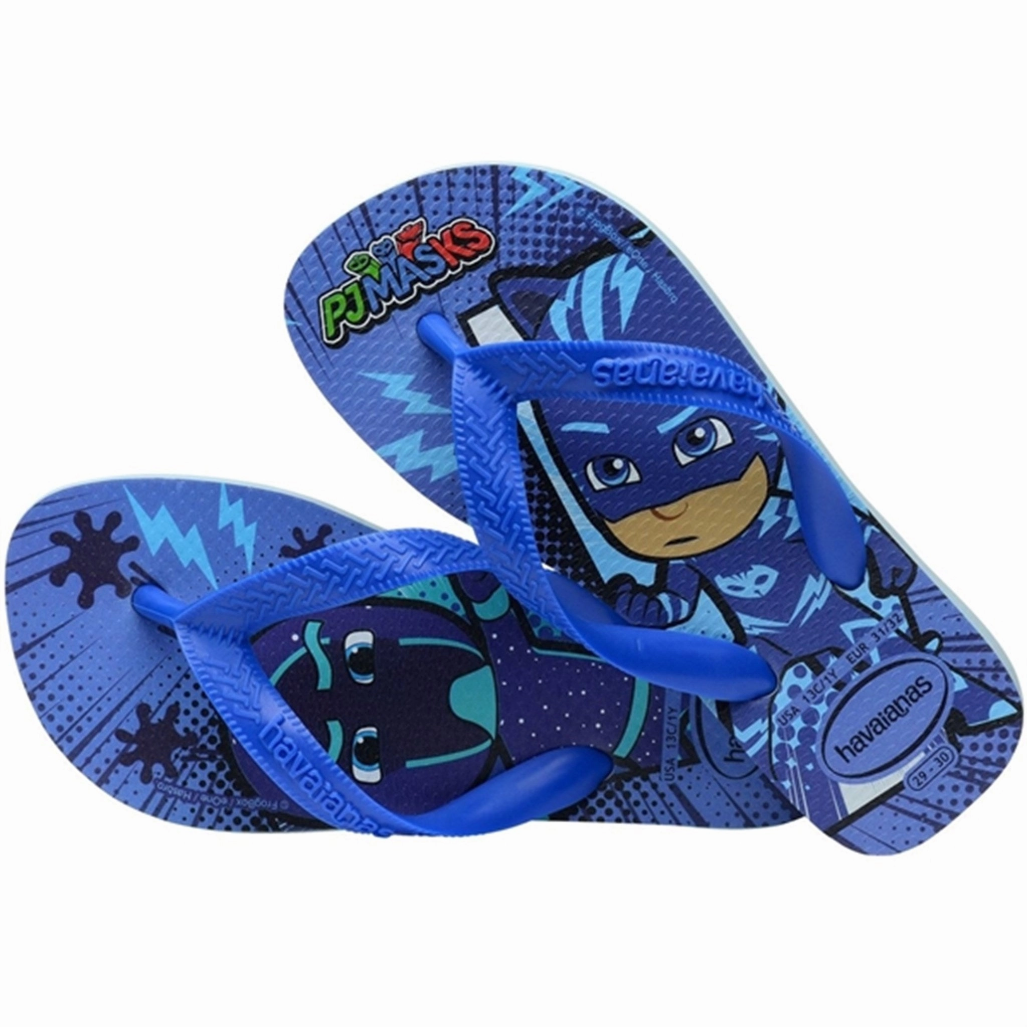 Havaianas Kids Sandals Top PJ Masks Blue Water Trendy shoes