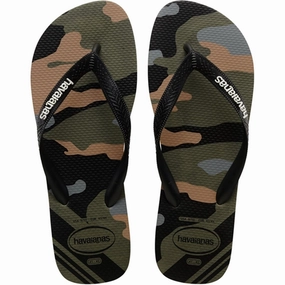 Havaianas Sandals Top Camu Black/Moss Sneakers Jazz shoes
