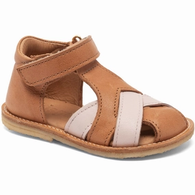 Heels Bisgaard Cognac Alva Sandal Unisex shoes