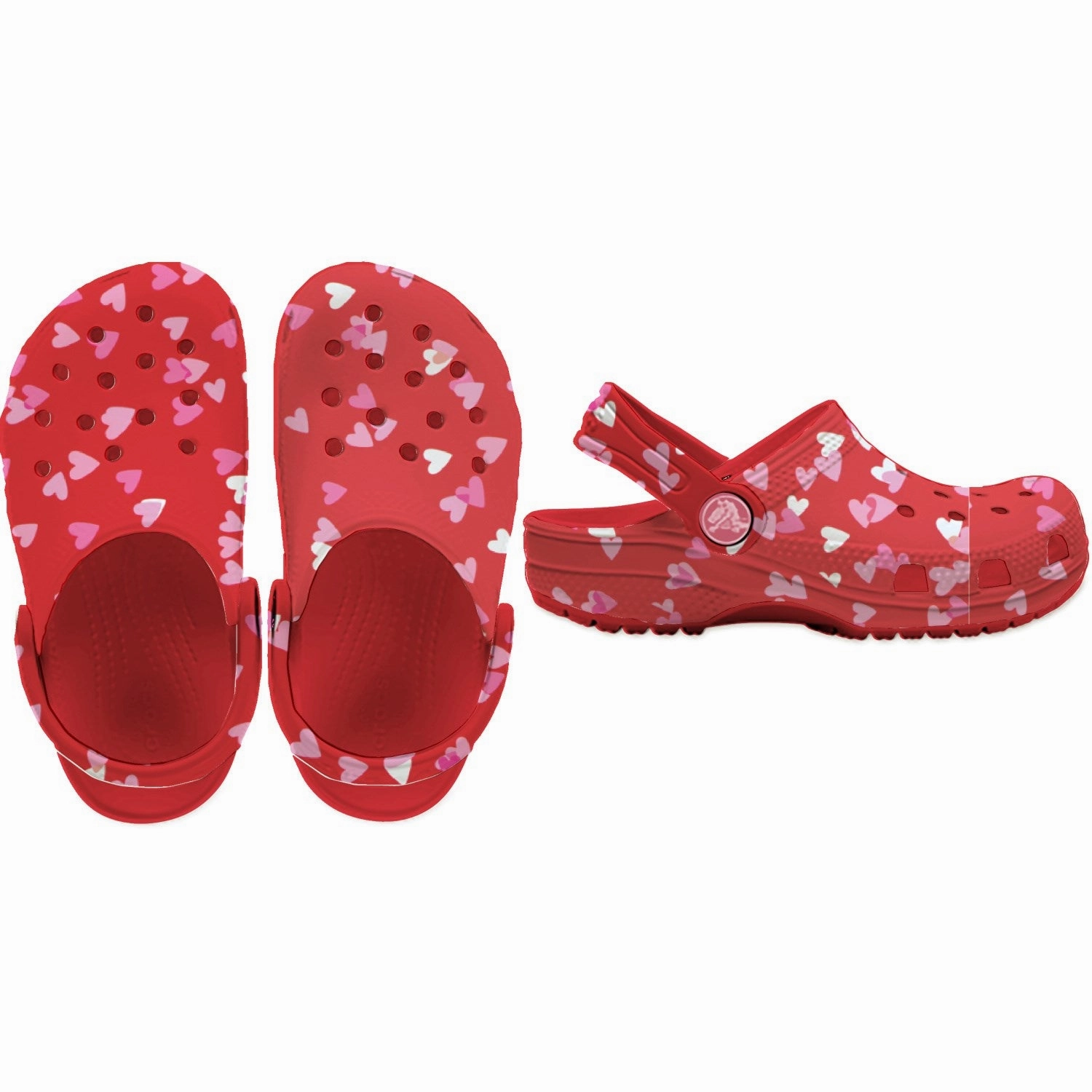 Heels Crocs Cherry Red Classic VDay Clog