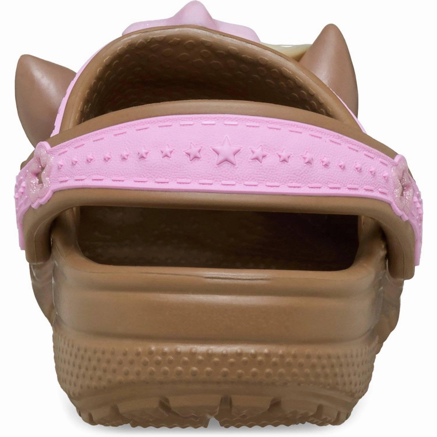 Heels Crocs Milk Chocolate Classic IAM Horse Clog