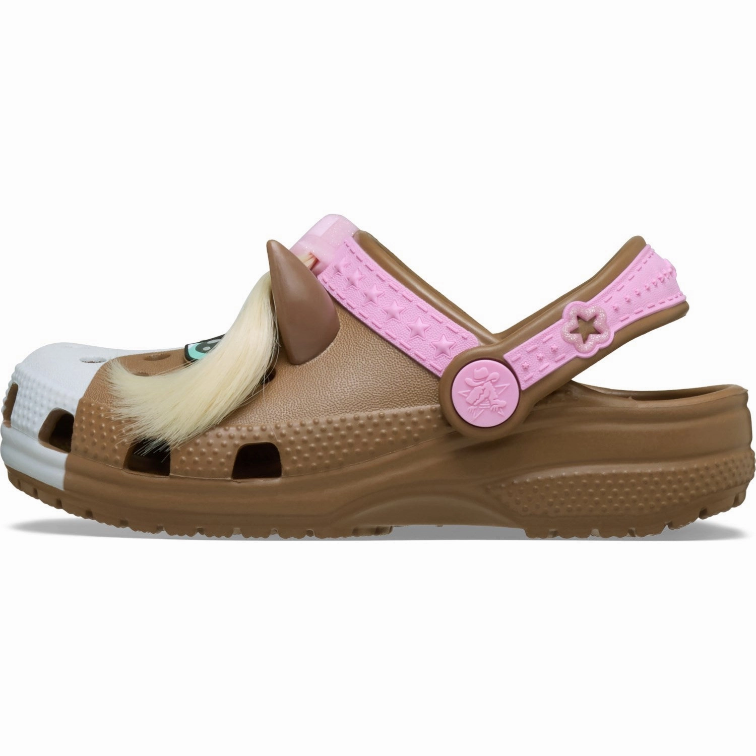 Heels Crocs Milk Chocolate Classic IAM Horse Clog