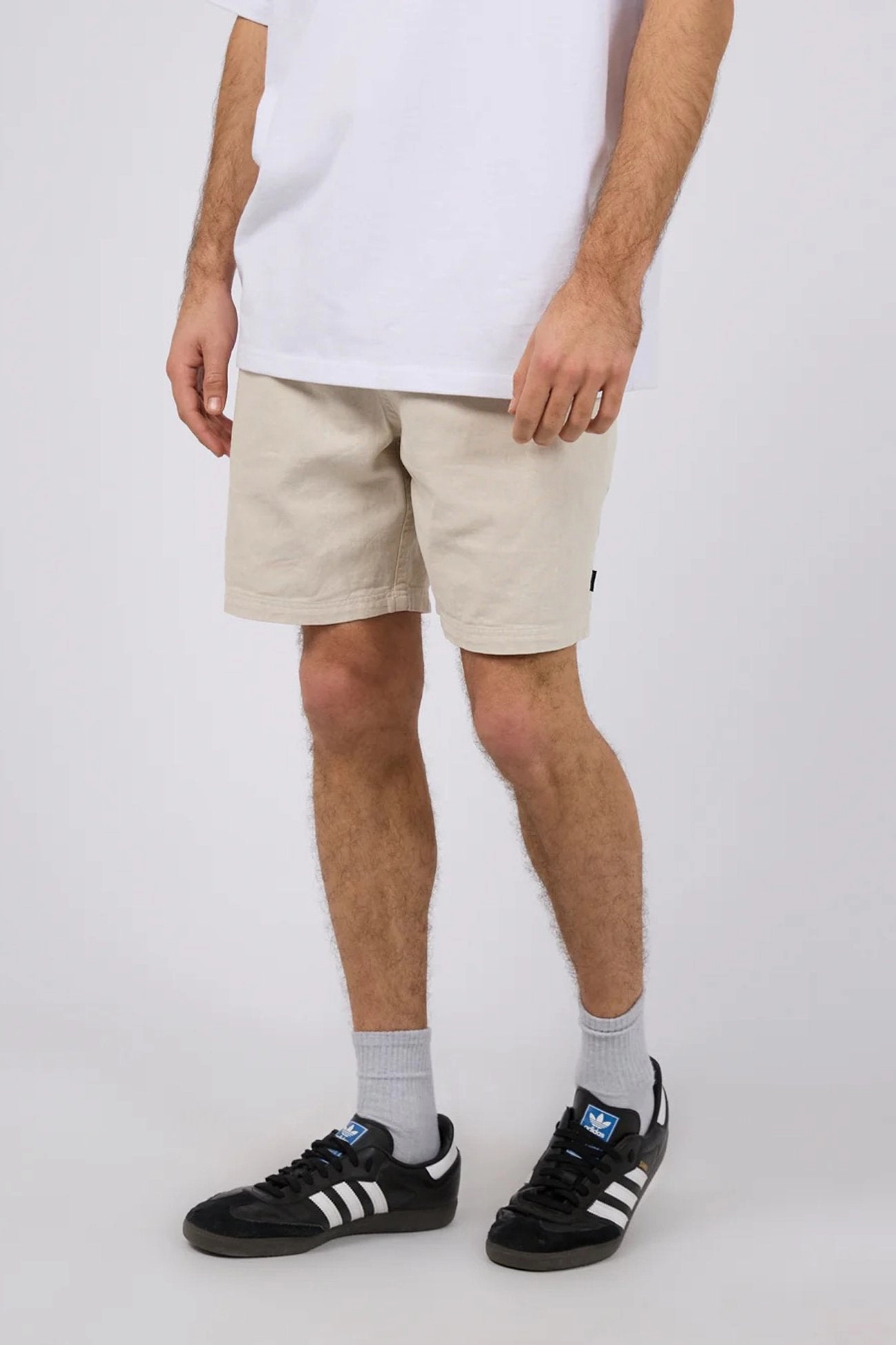 Hemp Elastic Waist Short Natural sales