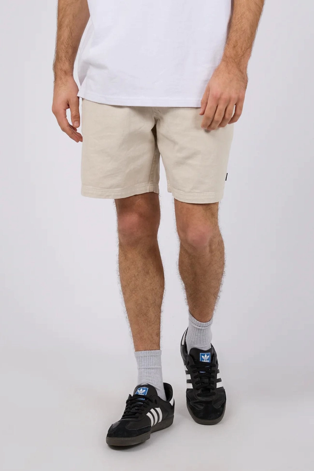 Hemp Elastic Waist Short Natural sales kettle sale
