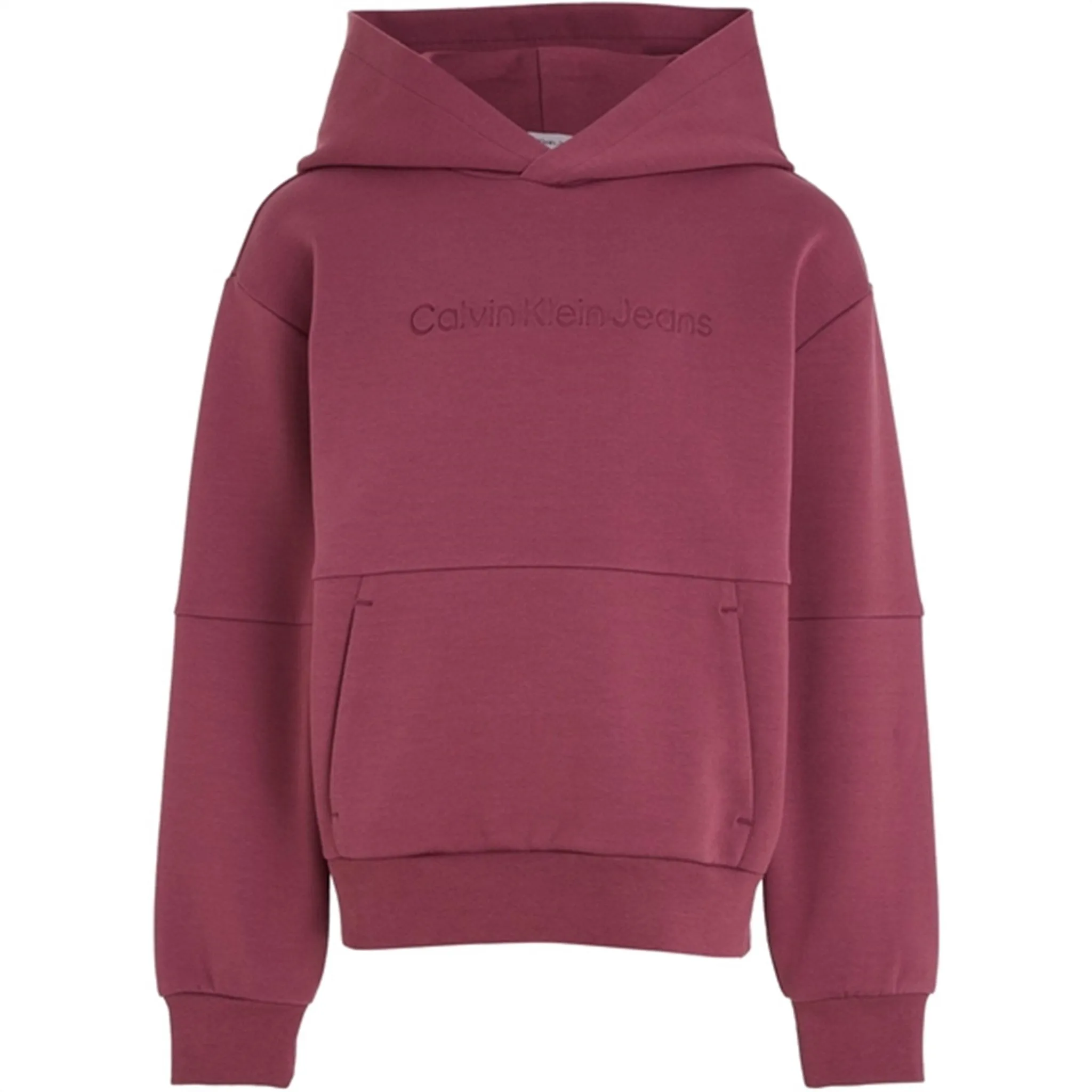 Heritage Calvin Klein Spacer Debossed Logo Hoodie Porpoise Authentic