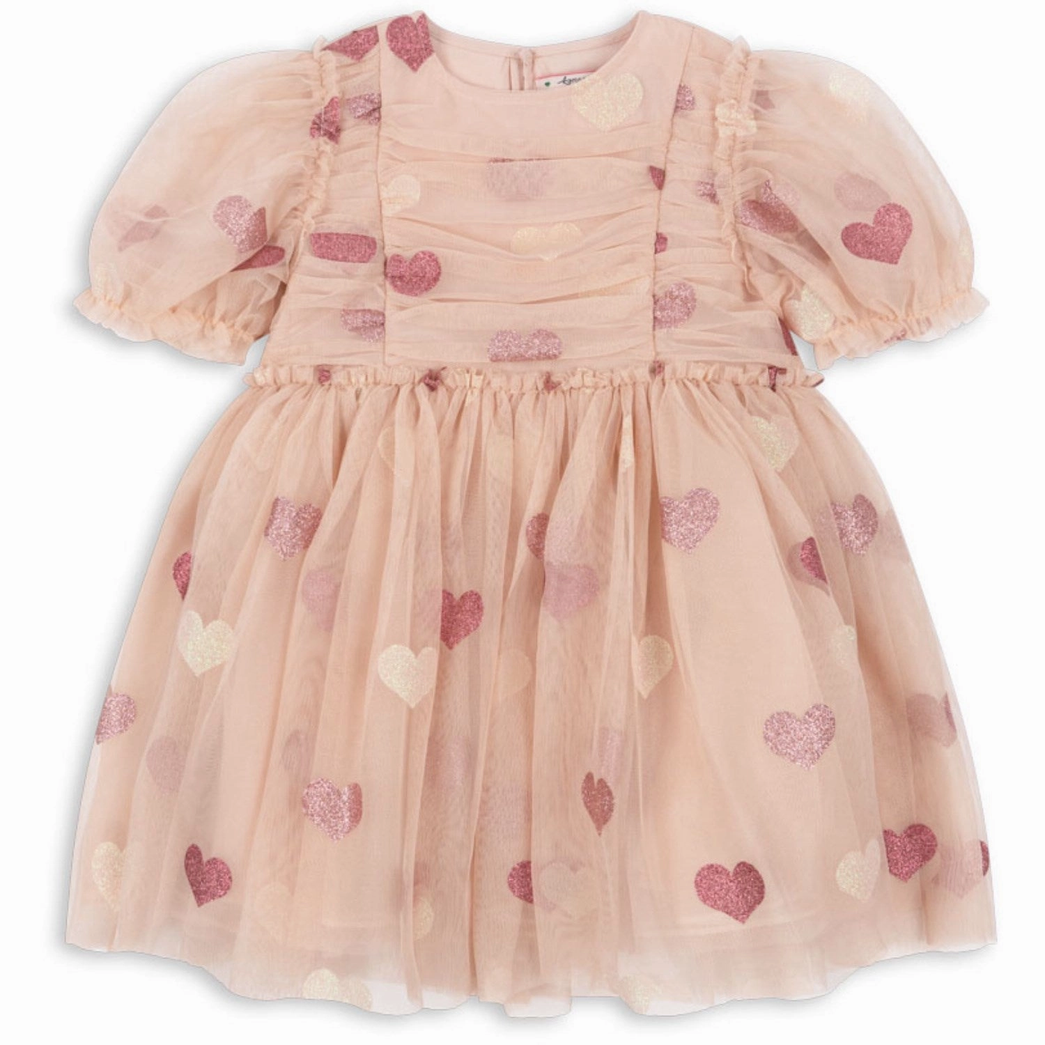 High-quality Konges Sljd Heart Rose Glitter Tullie Dress Refined