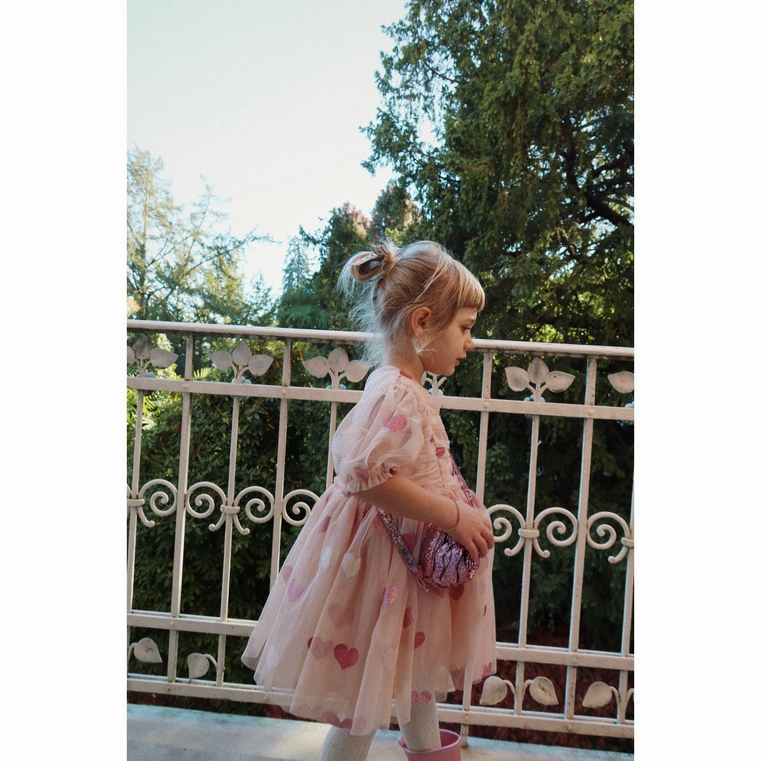 High-quality Konges Sljd Heart Rose Glitter Tullie Dress