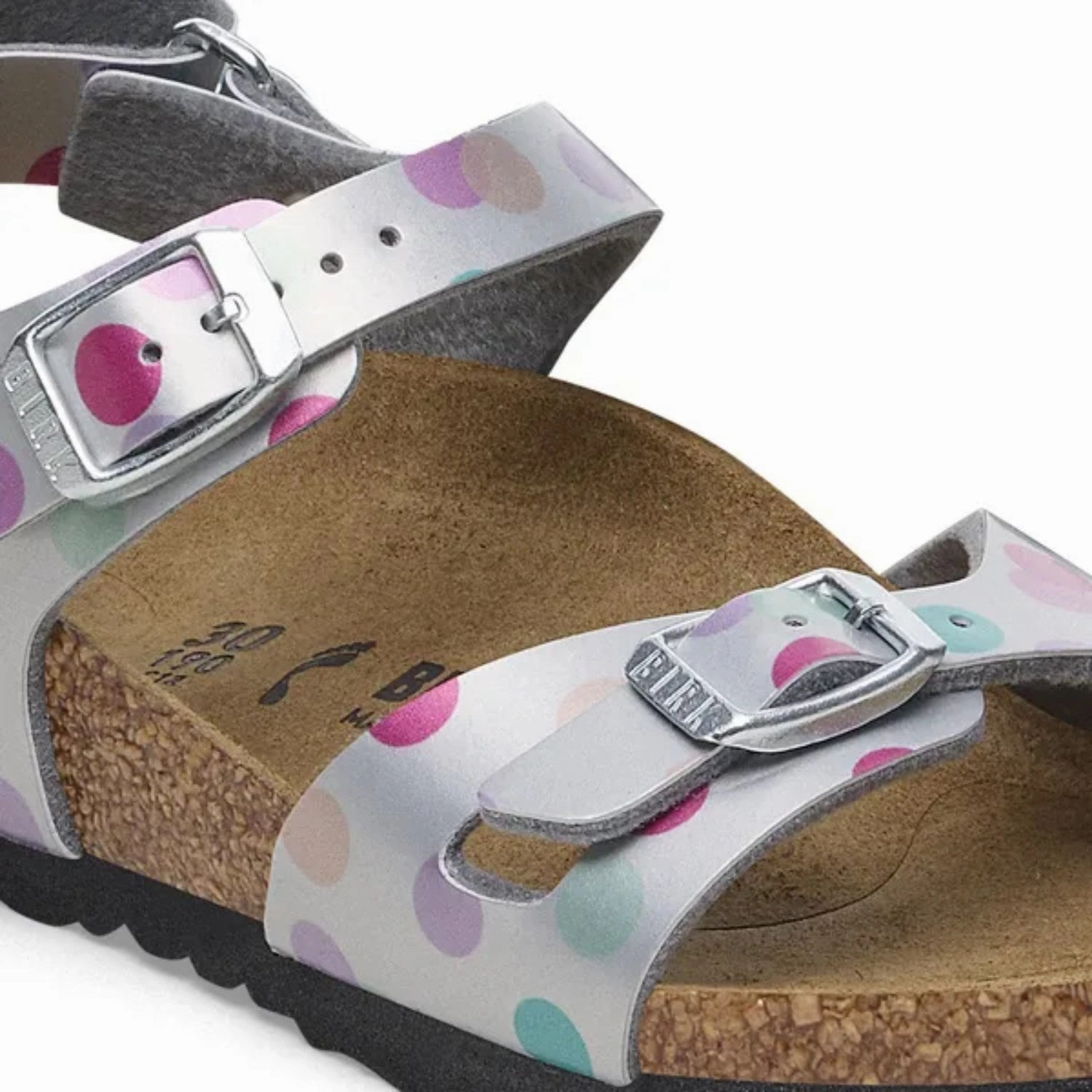 High-top shoes Birkenstock Rio AS Kids BF Elec. Metallic SilverDots